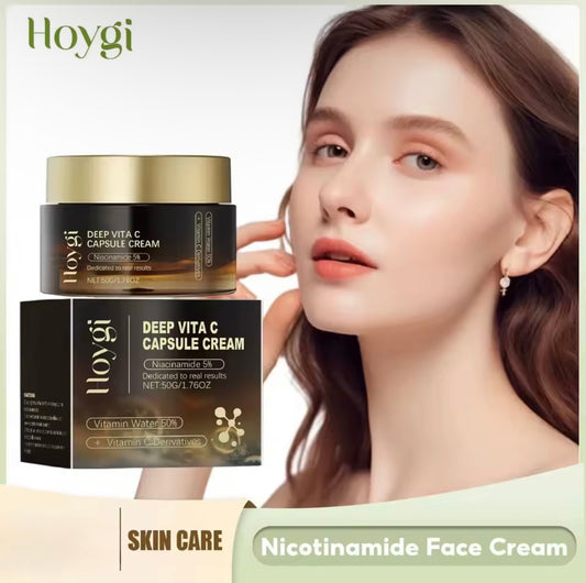 Illuminating and renewing facial cream, hydration and natural shine.